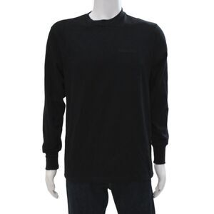 Aime Leon Dore Mens Basic Black Cotton Crew Neck T-Shirt Size S